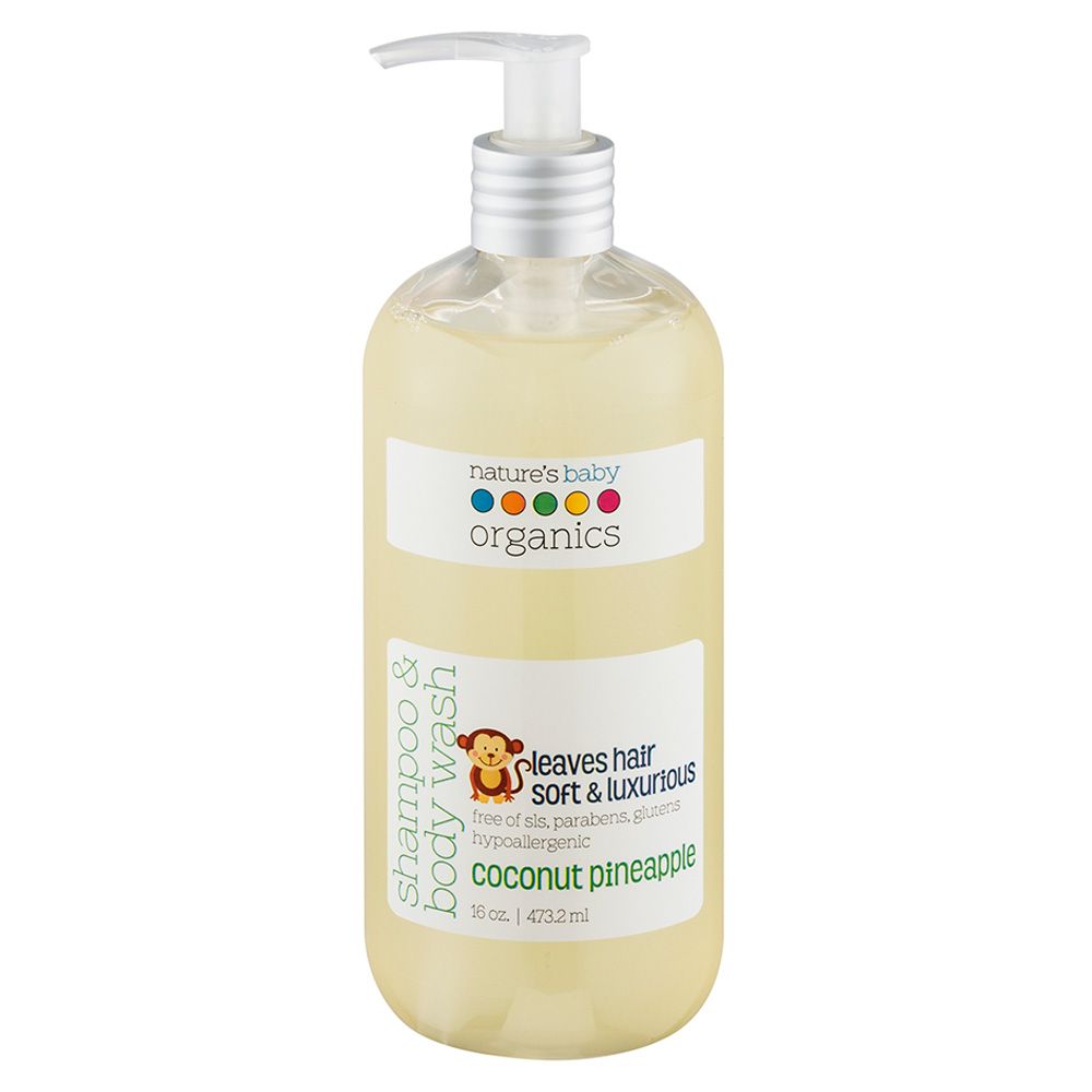 Nature's Baby Organics - Shampoo & Body Wash Coconut & Pineapple - 16 oz