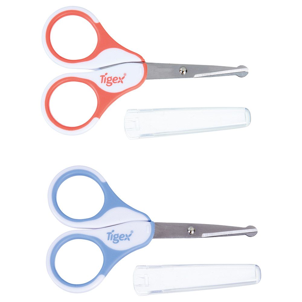 Tigex - Spatulated Scissors W/ Case - Assorted 1pc