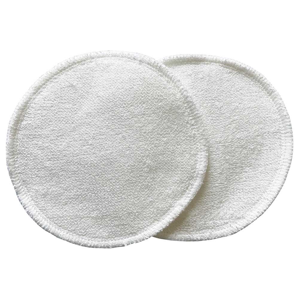 Tigex - Bamboo Viscose Washable Breast Pads - Pack of 6 - White