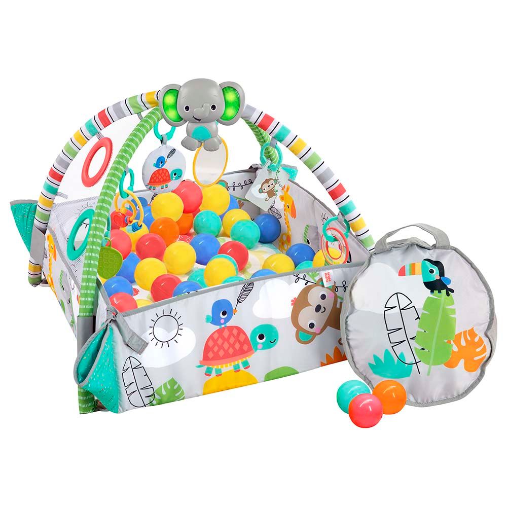 Bright Starts - 5-in-1 Bright Starts Neutral Ball Pit Gym