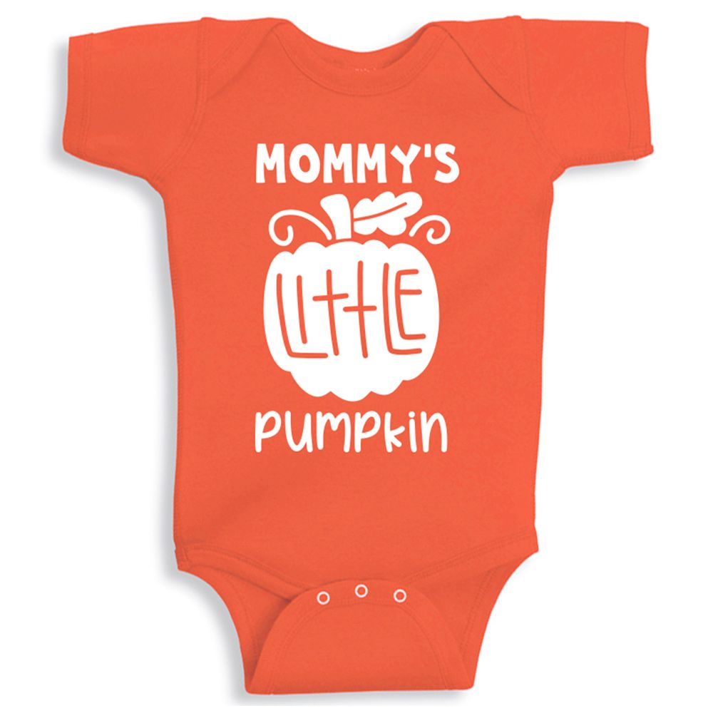 Twinkle Hands - Mommy's little Pumpkin Onesie - Orange