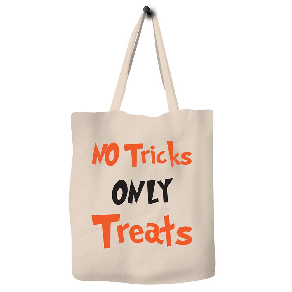 Save The Ocean - No Tricks Only Treat Halloween Bag