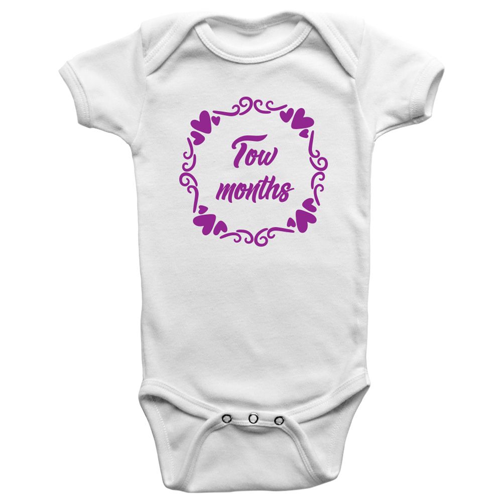 Limited Edition - Two Months Onesie Bodysuit - Violet