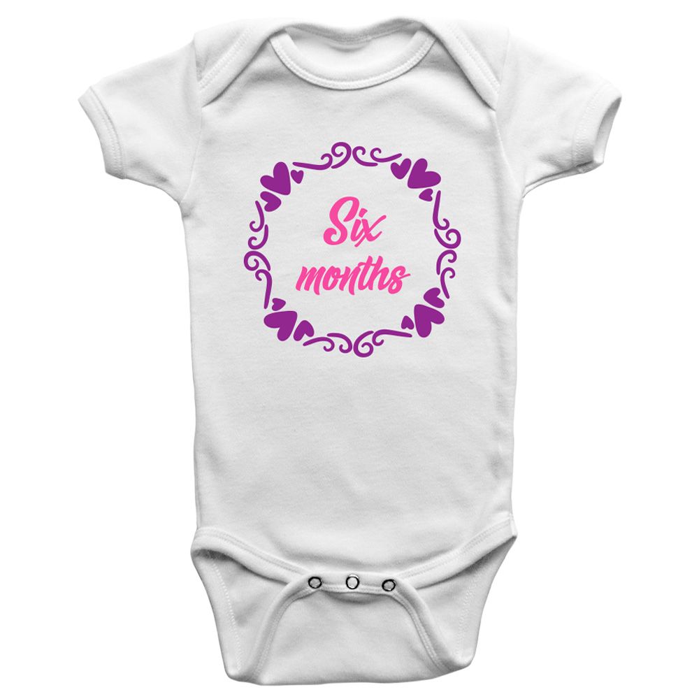 Limited Edition - Six Months Onesie Bodysuit - Violet