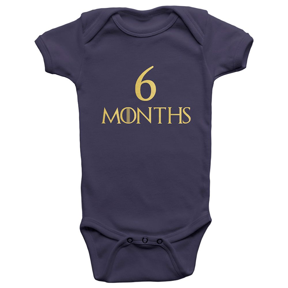 Limited Edition - Six Months Onesie Bodysuit - Navy