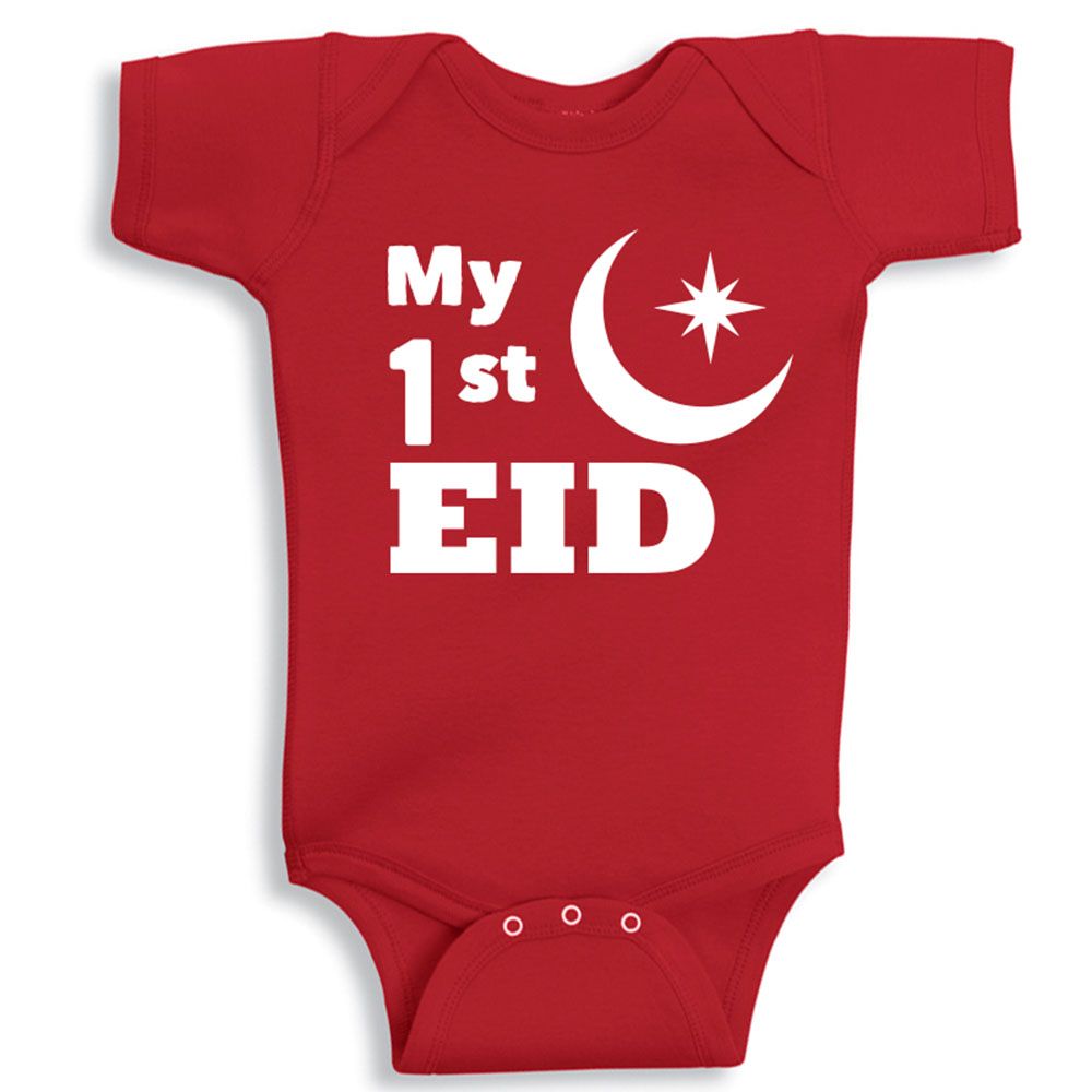 Twinkle Hands - My First Baby Onesie - Red