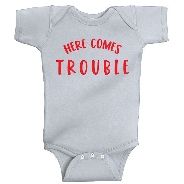 Twinkle Hands - Here Comes Trouble Onesie