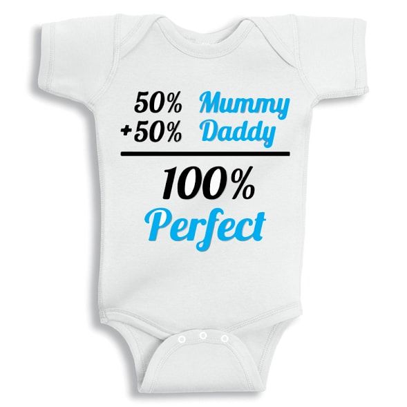 Twinkle Hands - 50% Mom 50% Dad Onesie