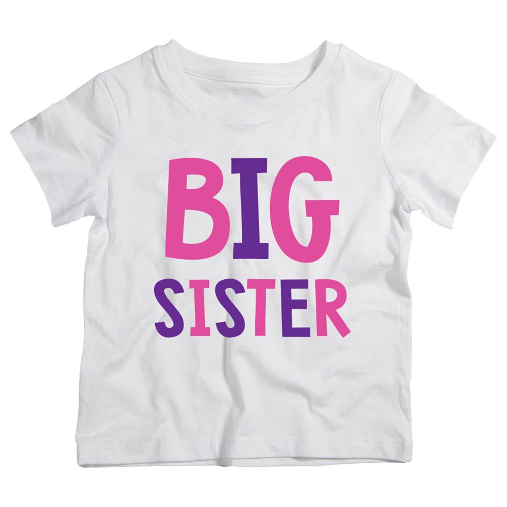 Twinkle Hands -The Cool Big Sister T-Shirt - White