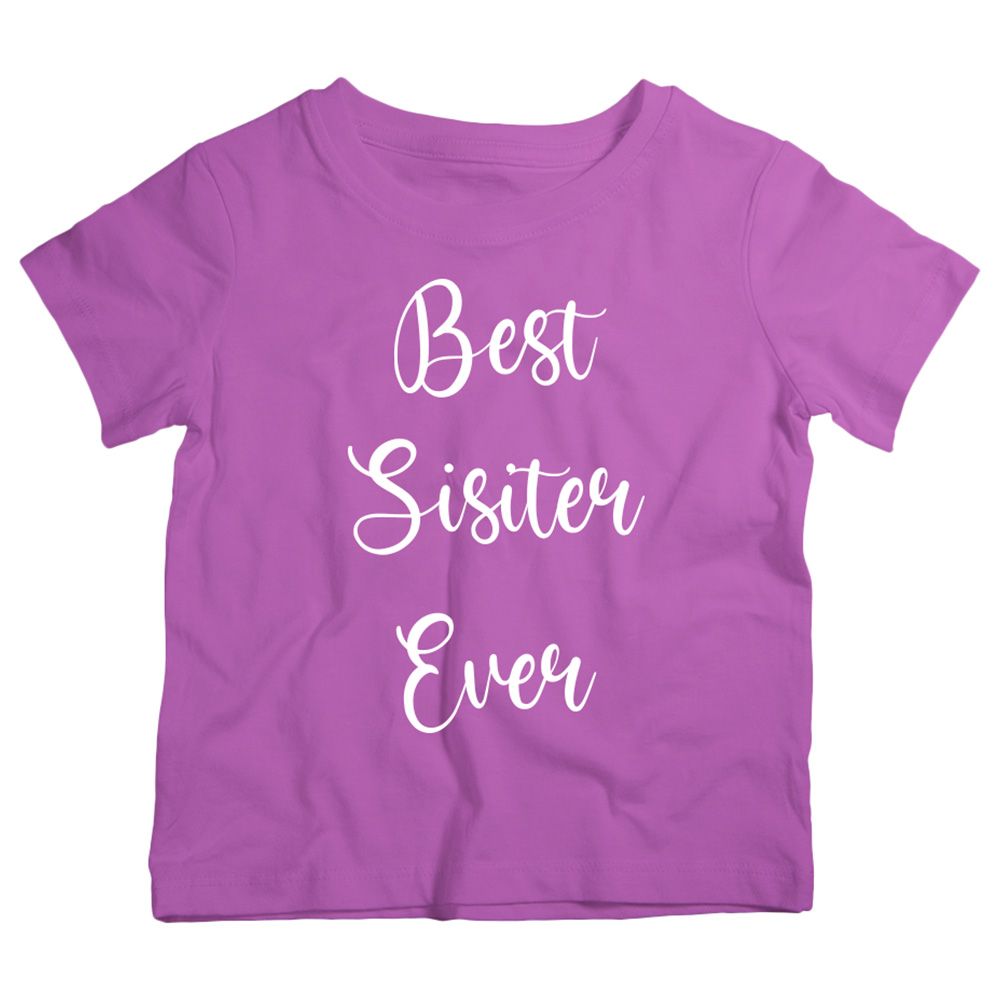 Twinkle Hands - Best Sister Ever T-Shirt - Purple