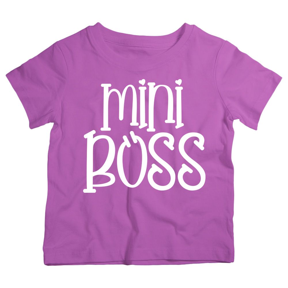 Twinkle Hands - Mini Boss T-Shirt - Purple