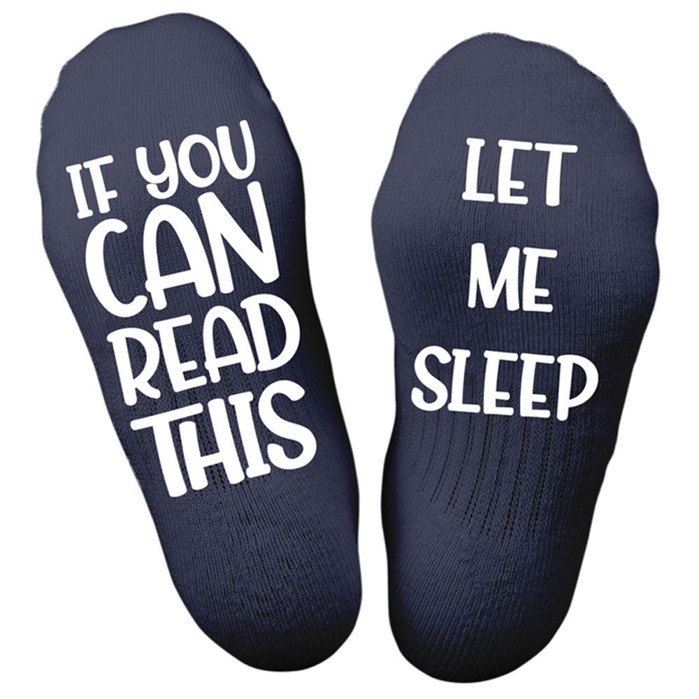 Twinkle Hands - Let Me Sleep Socks - Black