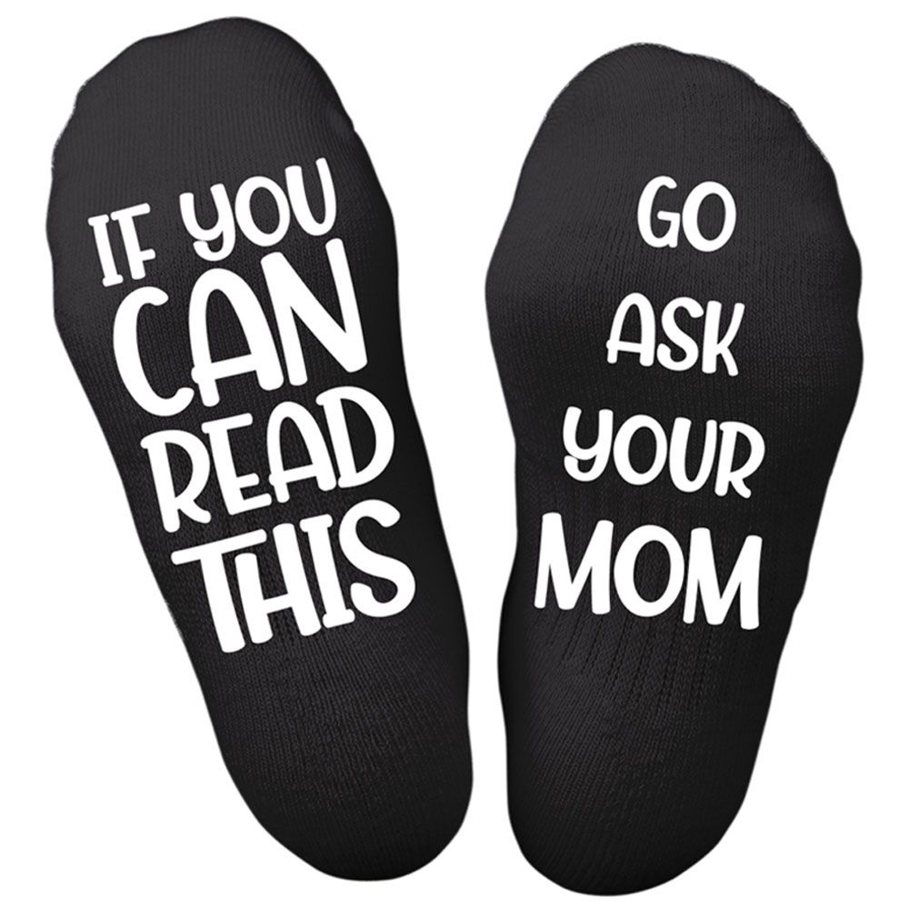 Twinkle Hands - Go Ask Your Mom Socks - Black