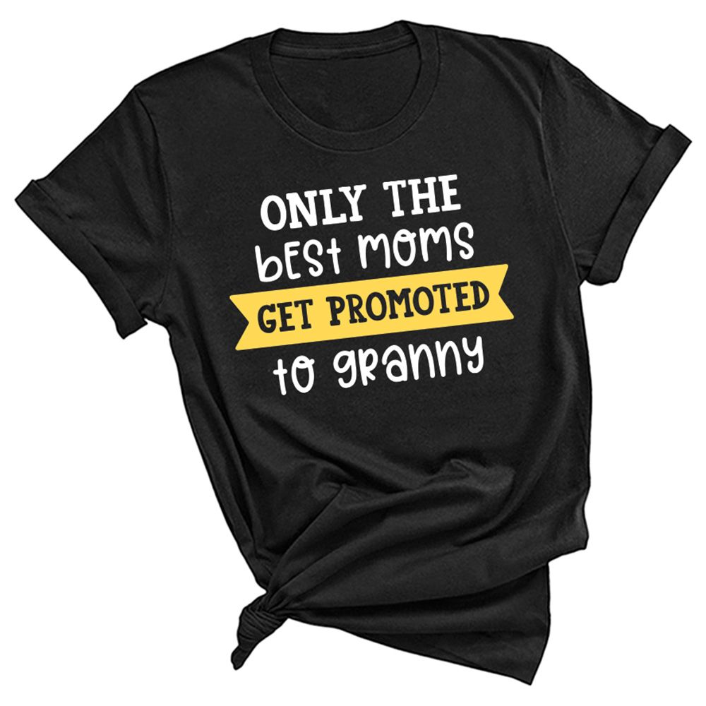 Twinkle Hands - Promoted To Granny T-shirt - Black