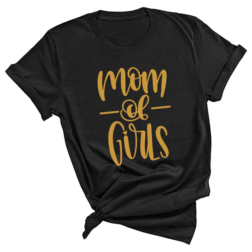 Twinkle Hands - Mom Of Girls T-shirt - Black