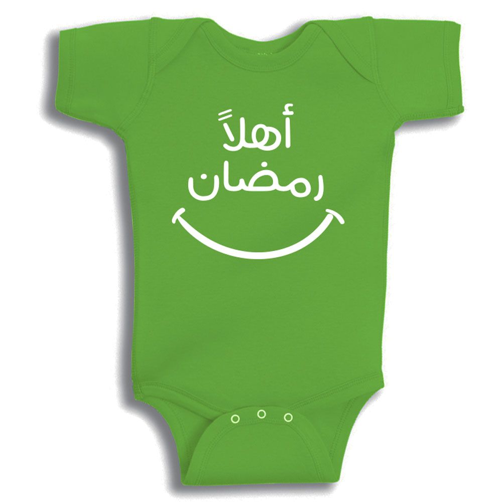 Twinkle Hands - Ahlan Ramadan Bodysuit - Green