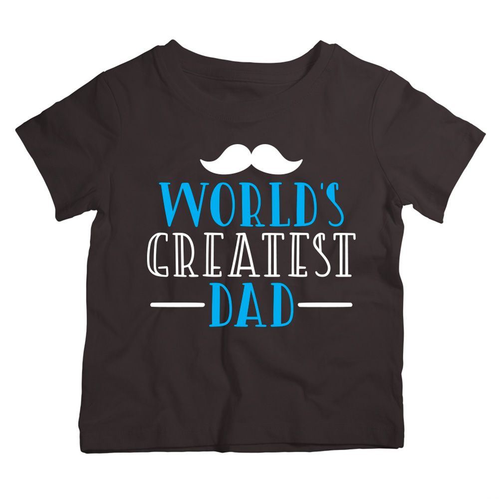 Twinkle Hands - World's Greatest Dad T-Shirt - Black