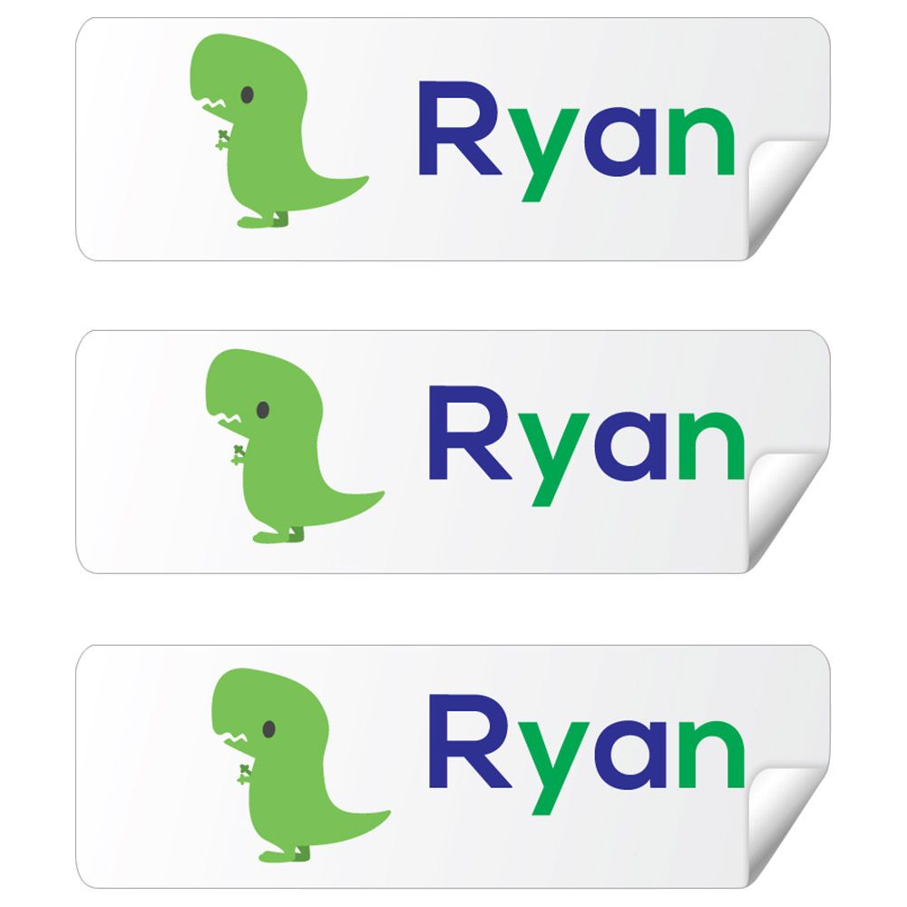 Twinkle Hands - Personalized Waterproof Labels - Dinosaur