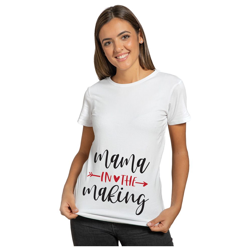 Twinkle Hands - T-Shirt - Mama In The Making - White