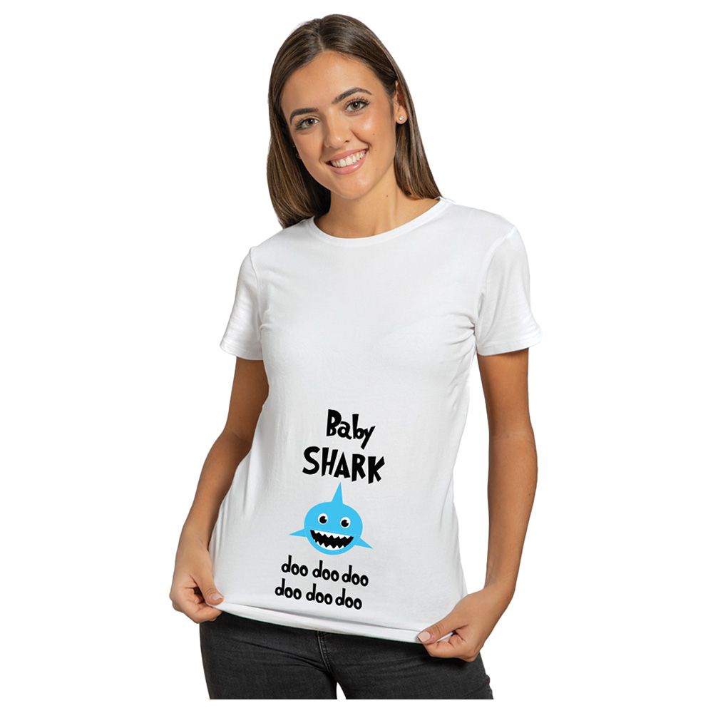 Twinkle Hands - T-Shirt - Baby Shark Boy - White