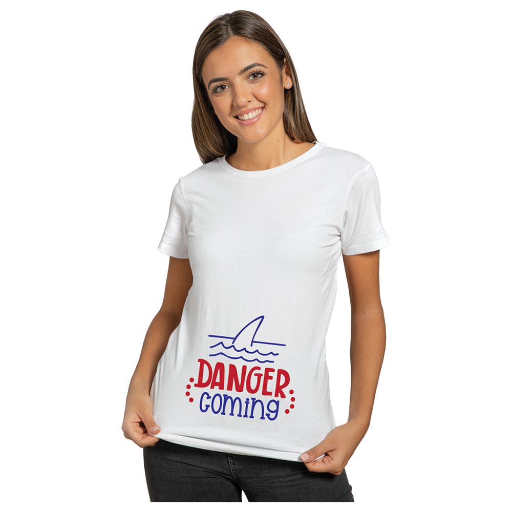 Twinkle Hands - T-Shirt - Danger Coming - White