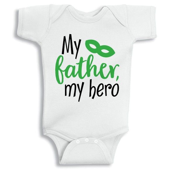 Twinkle Hands - My Father My Hero Baby Onesie