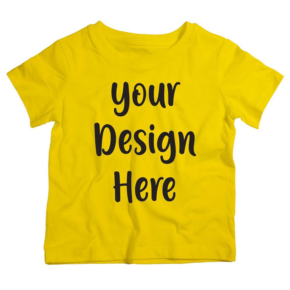 Twinkle Hands - Personalized Cotton T-Shirt - Yellow