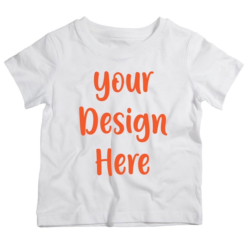 Twinkle Hands - Orange Print Personalized T-Shirt