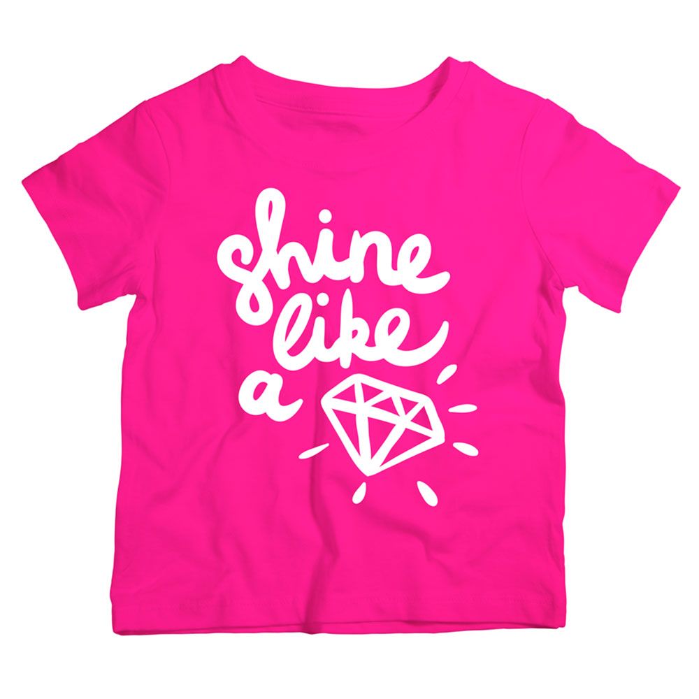 Twinkle Hands - Shine Like A Diamond T-Shirt - Pink