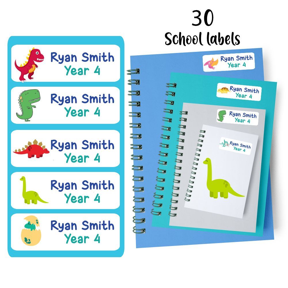 Twinkle Hands - Personalized Book Labels Dinosaurs Theme