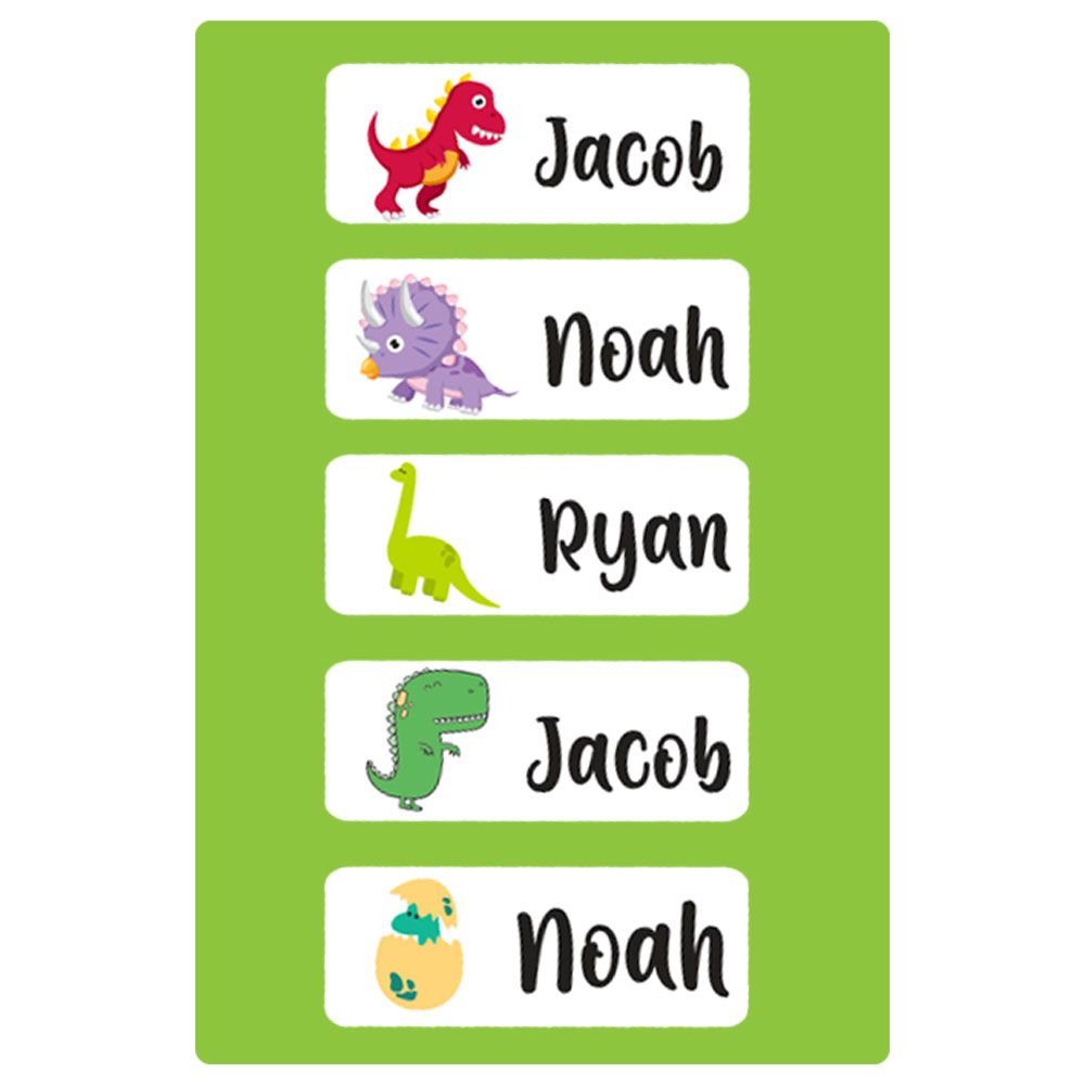 Twinkle Hands - Personalized Mini School Labels - Dinosaurs