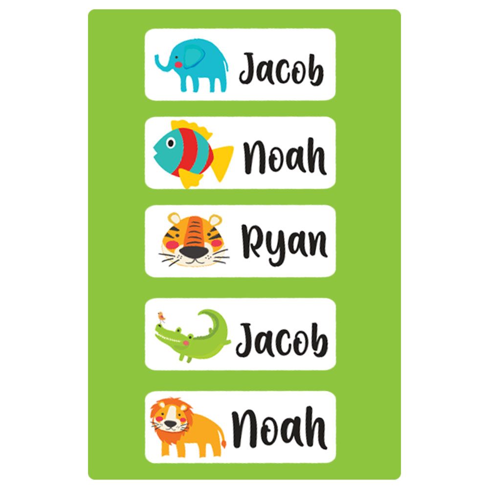 Twinkle Hands - Personalized Mini School Labels - Animals