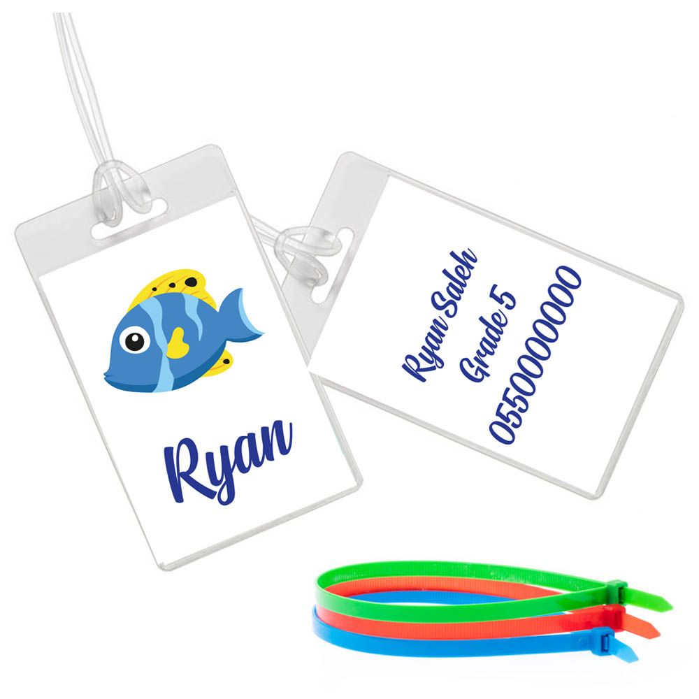 Twinkle Hands - Fish Luggage Tag