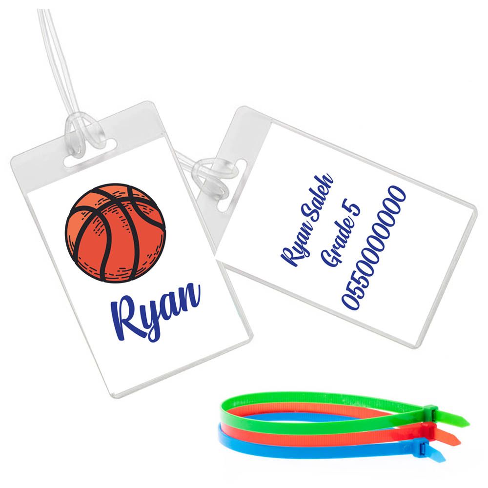 Twinkle Hands - BasketBall Luggage Tag