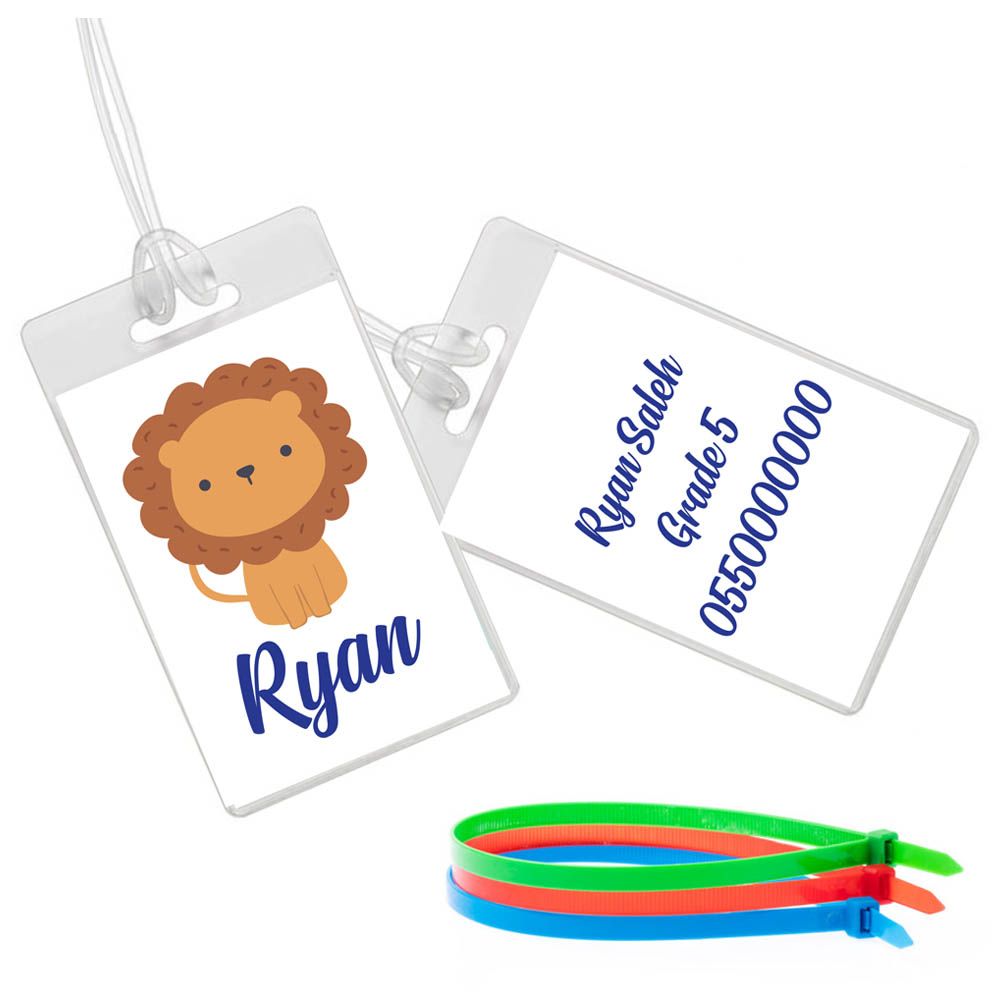 Twinkle Hands - Cute Lion Luggage Tag