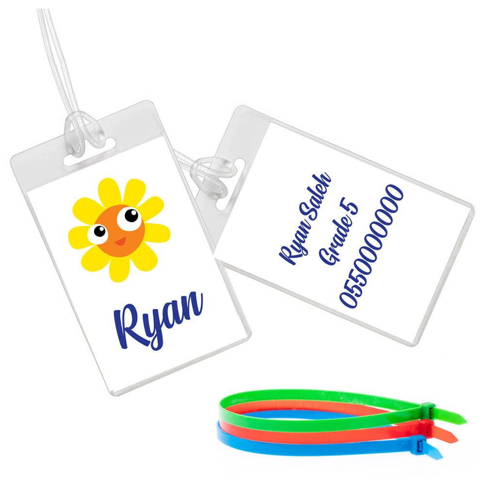 Twinkle Hands - Sun Flower Luggage Tag