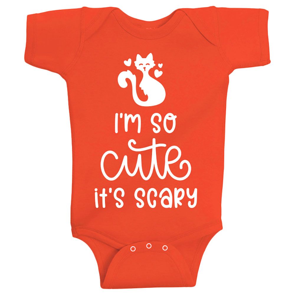 Twinkle Hands - I Am So Cute Halloween Onesie Orange