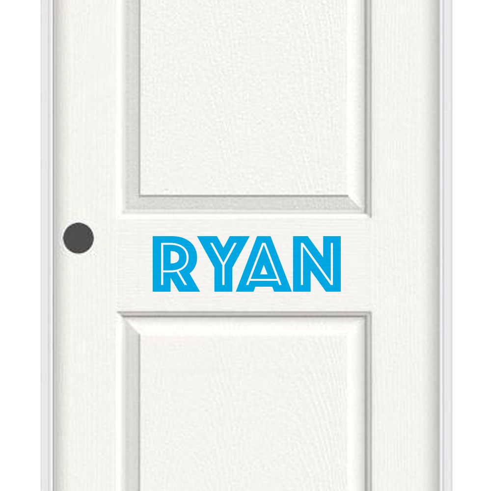 Name - Personalized Wall Decal Bold