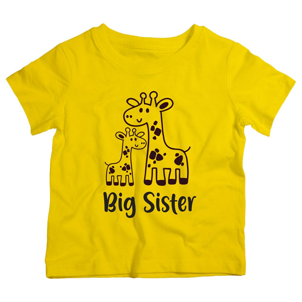 Twinkle Hands - Big Sister T-Shirt - Yellow