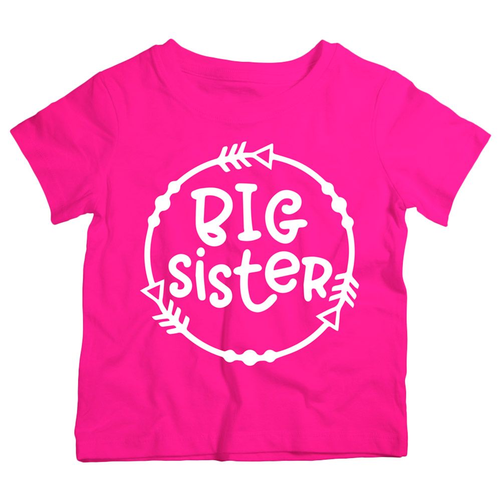 Twinkle Hands - Big Sister Arrow T-Shirt - Pink