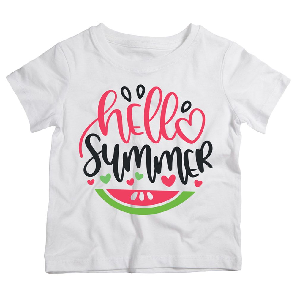 Twinkle Hands - Hello Summer T-Shirt - White