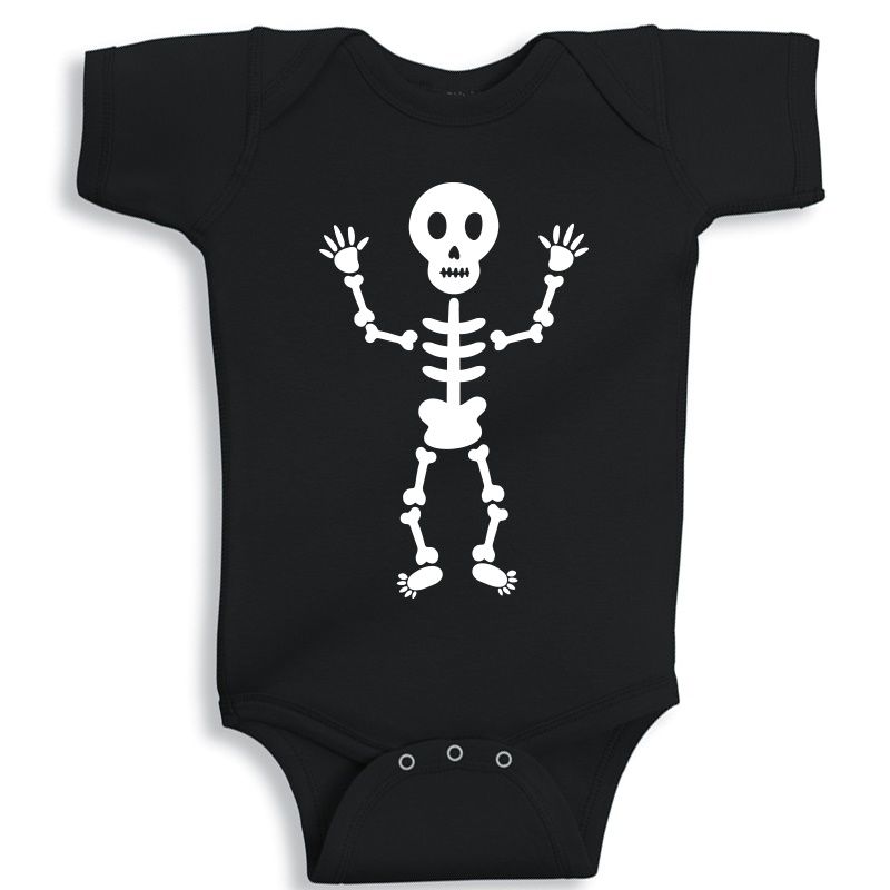 Twinkle Hands - Baby Black Onesie