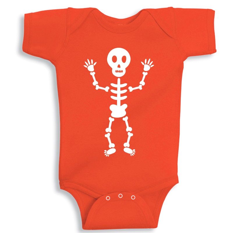 Twinkle Hands - Baby Orange Onesie