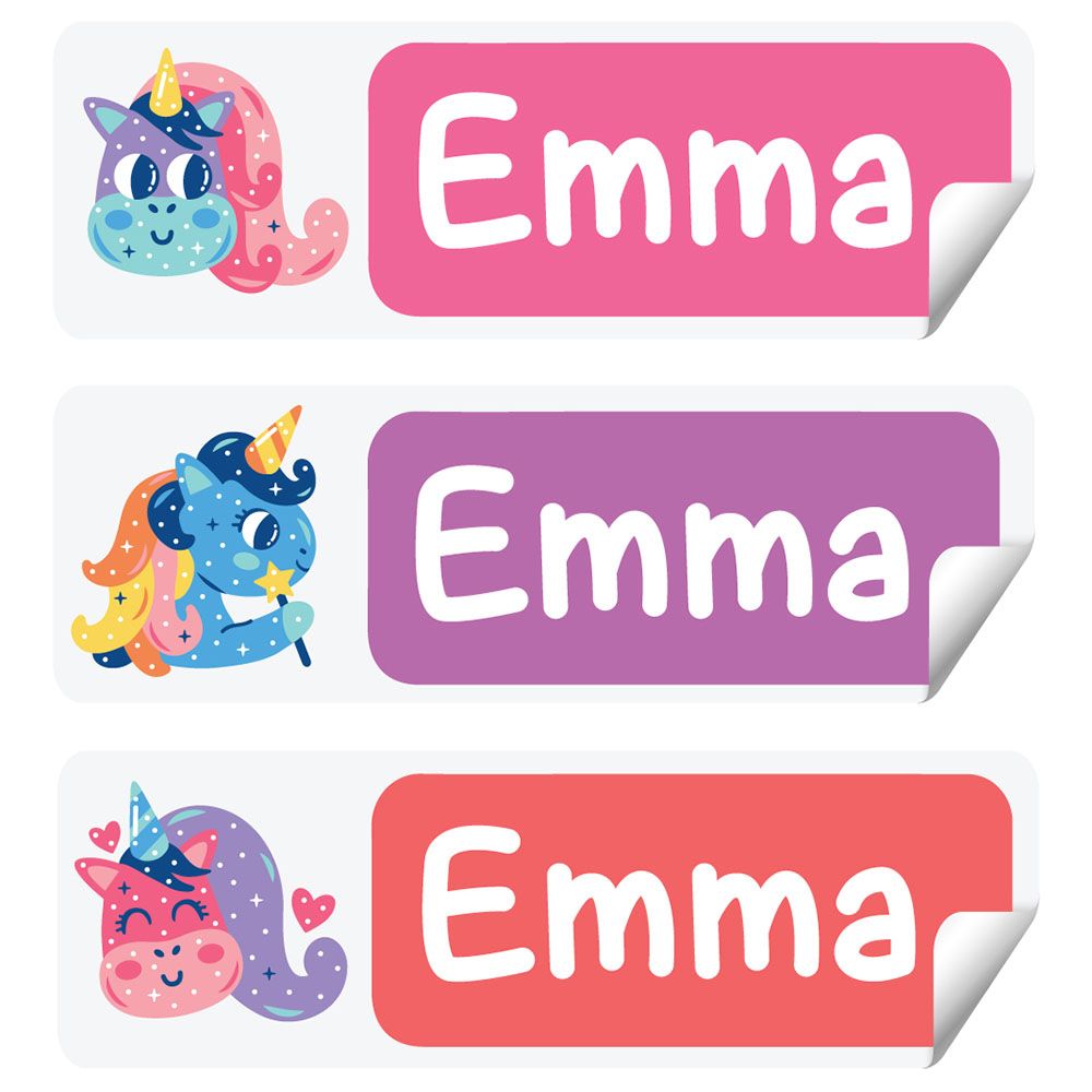 Twinkle Hands - Personalized Waterproof Labels - Unicorn Dream