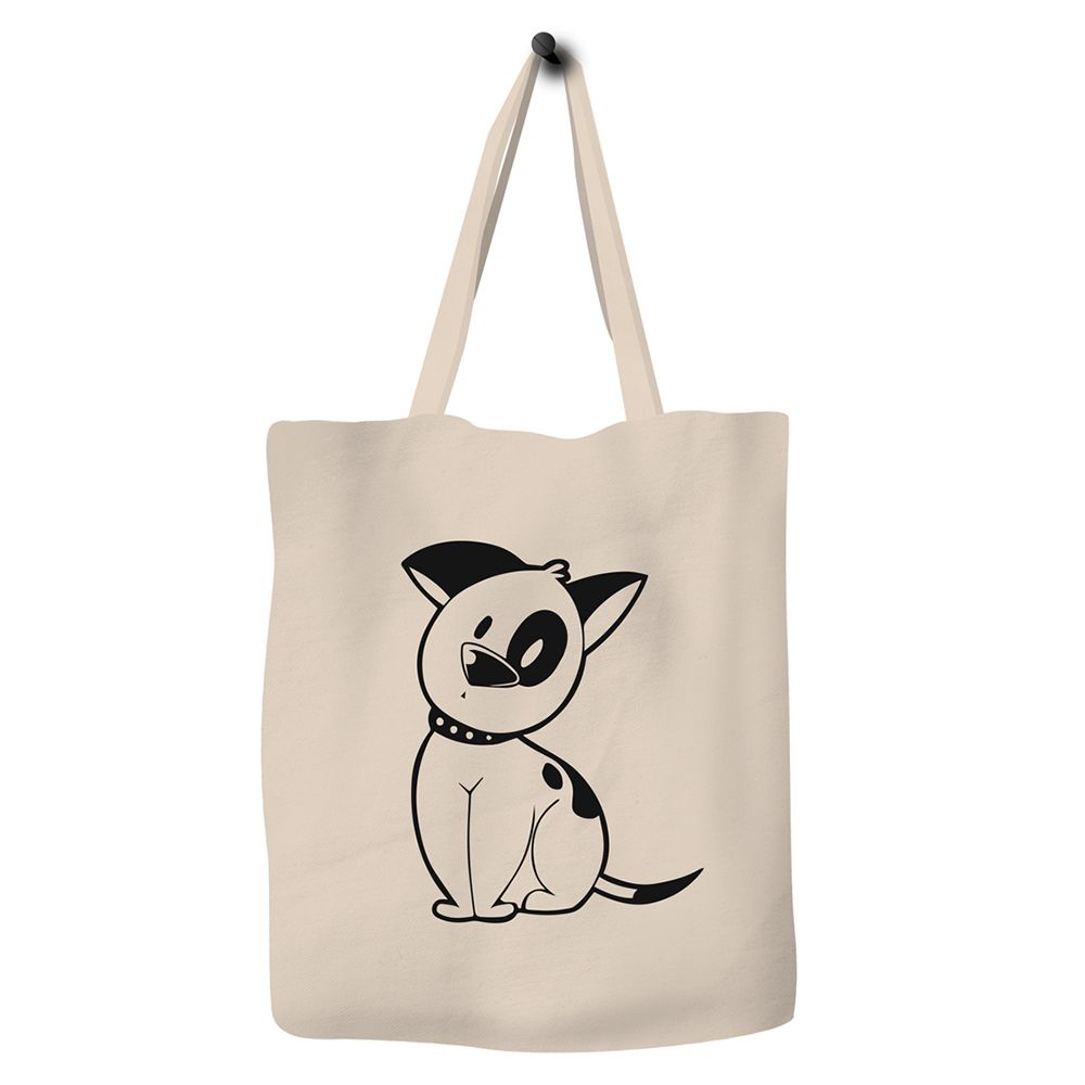 Save The Ocean - Eco Tote Bag - Cute Dog