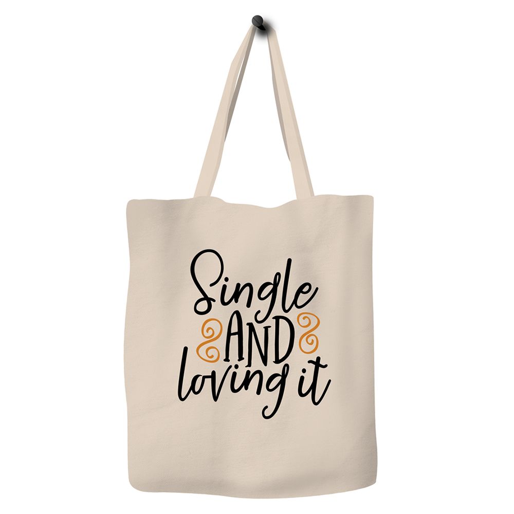 Save The Ocean - Eco Tote Bag - Single And Loving It