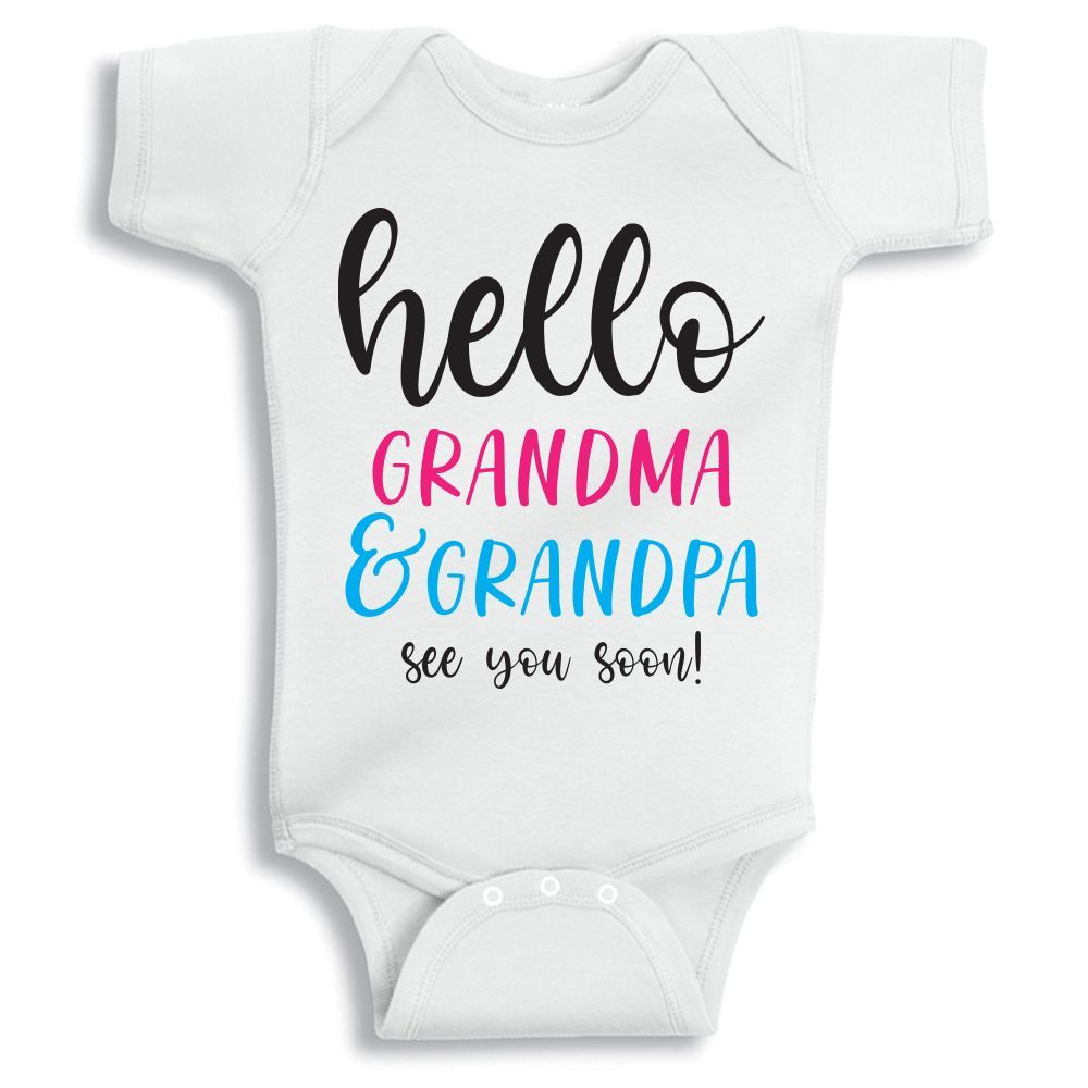 Twinkle Hands - Hello Grandma and Grandpa - White