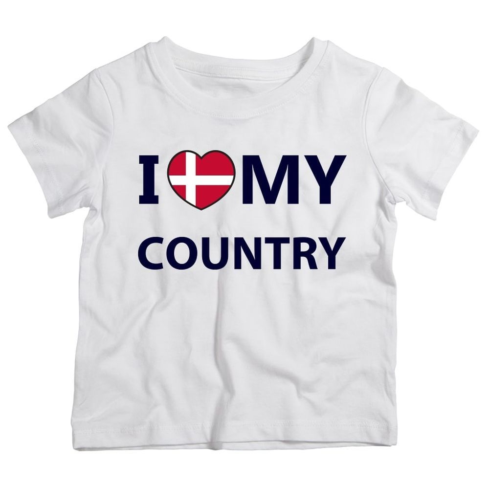 Twinkle Hands - I Love My Country Denmark T-Shirt