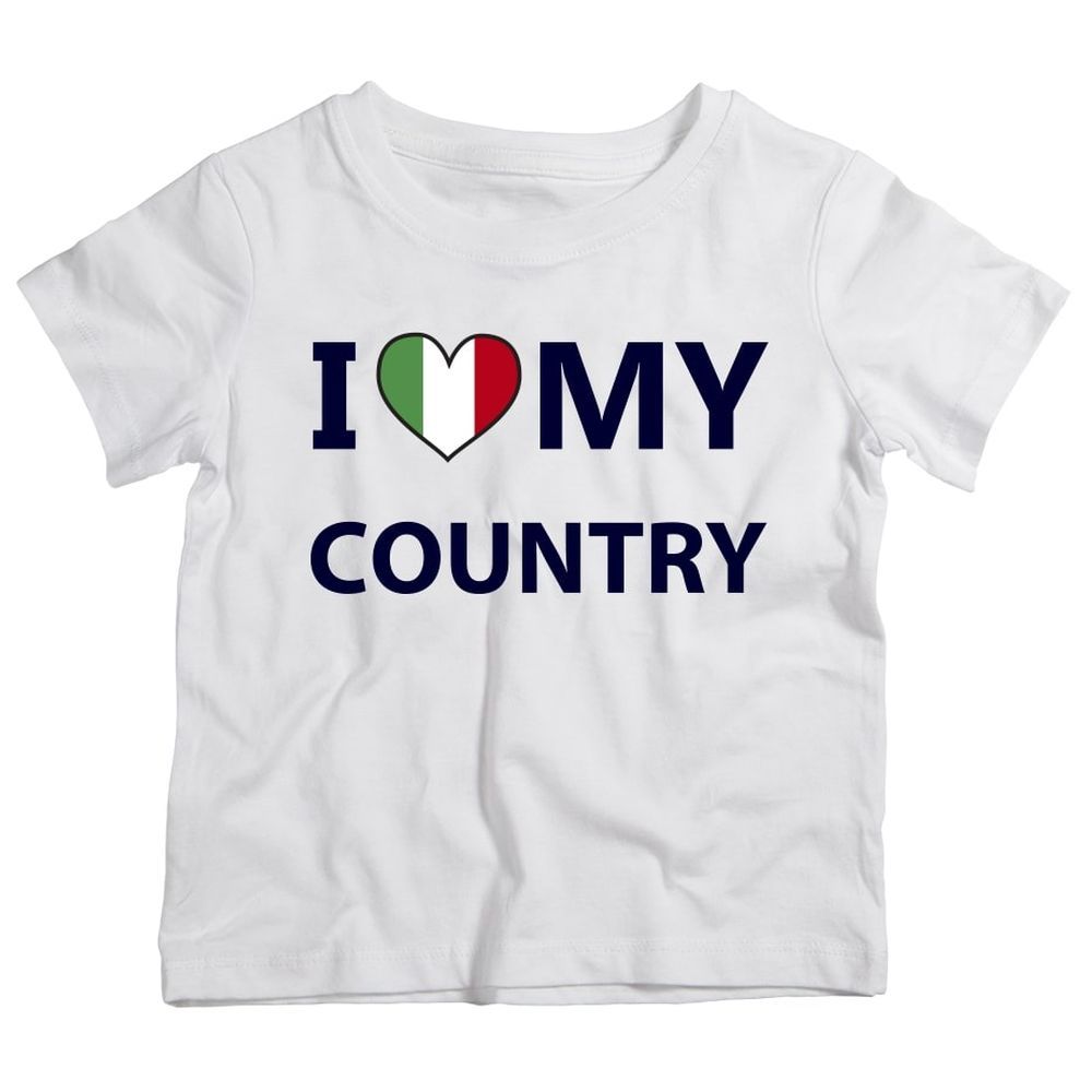 Twinkle Hands - I Love My Country Italy T-Shirt