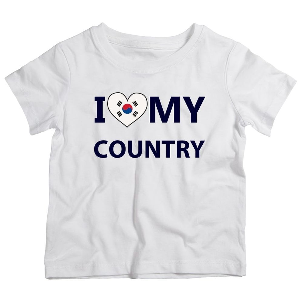 Twinkle Hands - I Love My Country South Korea T-Shirt